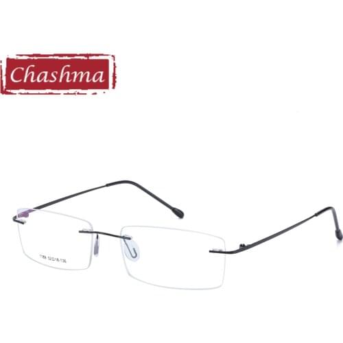 2 g Only Prescription Glass Rimless Glasses Men Titanium Alloy Optical Glasses Frame Women Ultra Light Flexible Eyewear