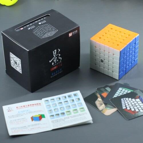 QiYi Shadow V2 M 6x6x6 Magnetic Magic Cube Qiyi X-Man 6x6 Magnetic Speed Cube XMD Shadow V2 M 6x6 cubo magico for Speedcubing