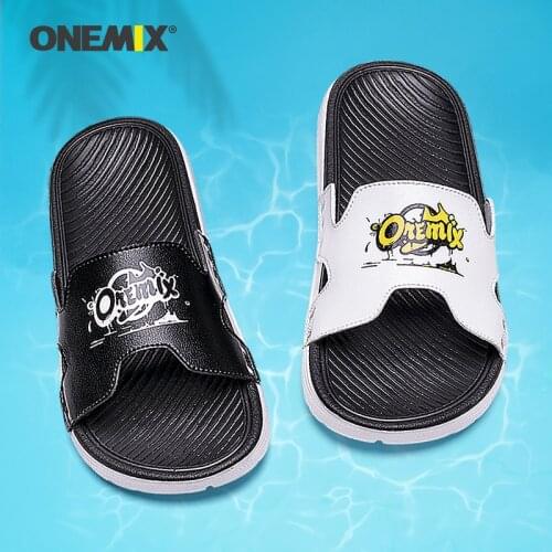 ONEMIX Beach Sandals Shoes Women Flip Flops Summer Quick Drying Anti-Skidding Indoor Outdoor Massage Shoes Woman Wading Sneakers