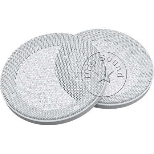 For 4" inch Audio Speaker Conversion Net Cover Subwoofer Decorative Circle Metal Mesh Grille 139mm #White
