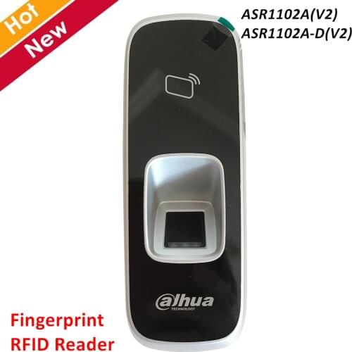 Dahua Access Control Fingerprint RFID Reader RS-485 Support Card Fingerprint Blue Backlight Beep and Indicator Surface mounted