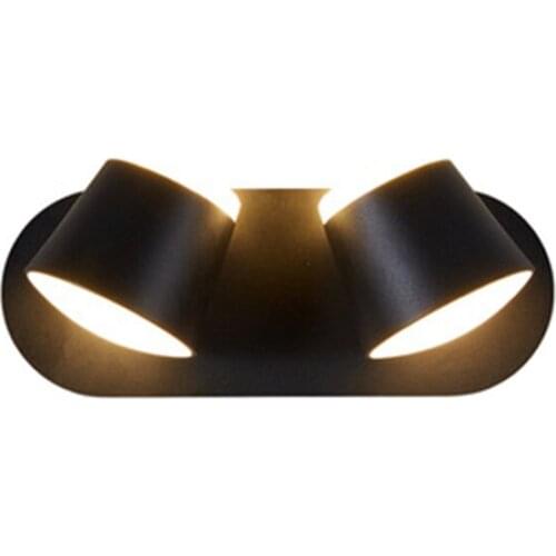 LED Wall Light 360 degrees Rotatable LED Wall Lamp Bedroom Bedside Light Fixture Wall Mounted Luminaire Modern Hotel Decoration