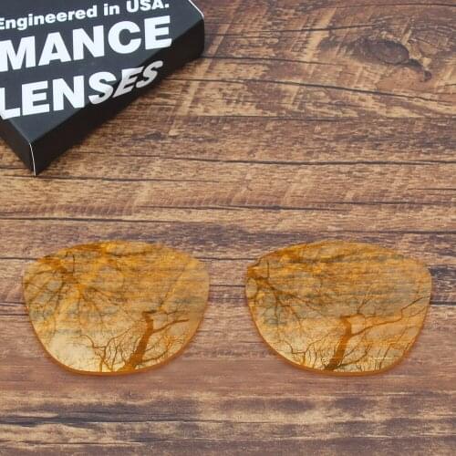 ToughAsNails Resist Seawater Corrosion Polarized Replacement Lenses for Oakley Frogskins Sunglasses Clear Yellow