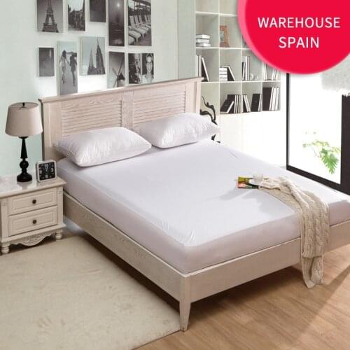 Waterproof Smooth Mattress Protector Cover For Bed Breathable matress cover matress for bed queen mattress cubre colchón