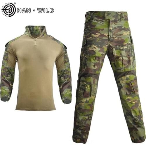 Military Uniform Camo Tactical Clothing Mens G3 Frog Suit Men Army Combat Special Forces Airsoft Militar Soldier Shirt+Pant Set