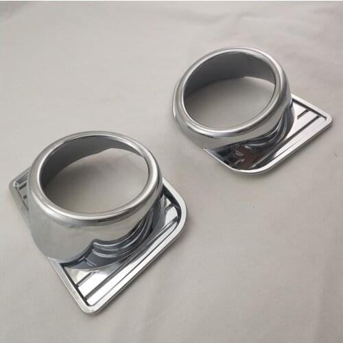 High quality ABS plated exterior 2016 FOR Toyota HIACE front fog light with fog light sequins