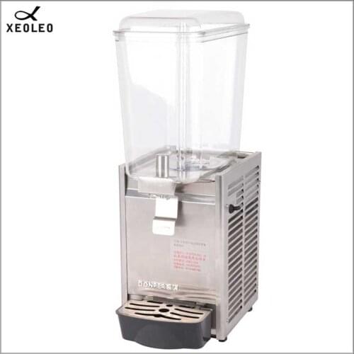 XEOLEO Single tank Juice dispenser 18LFountain Type fruit juice dispenser Beverage machine 200V Juice dispenser Stainless stell