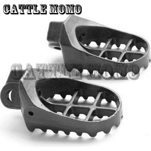 1 Pair Motorbike Footrests Foot Pegs Foot Rests For Suzuki DRZ400 2000-2005 2006 2007 RM125 250 1990-2001 2002 Motorcycle Pedals