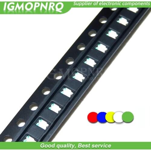 100PCS 0603 SMD LED diodes light yellow red green blue White IGMOPNRQ