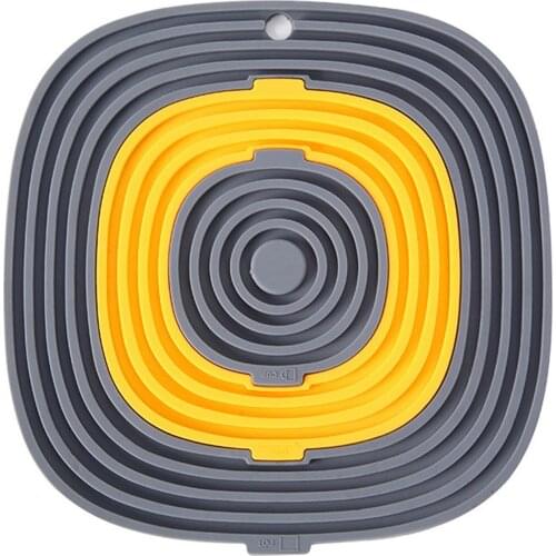 3-in-1 Heat Insulation Pads Extra Thick Silicone Mat Hot Pads Non-slip Silicone Insulation Mat for Home Use