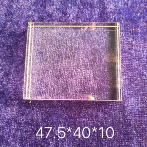 47.5*40*10 MM E-light hair removal, skin rejuvenation light guide crystal fast cooling and transmission for sale