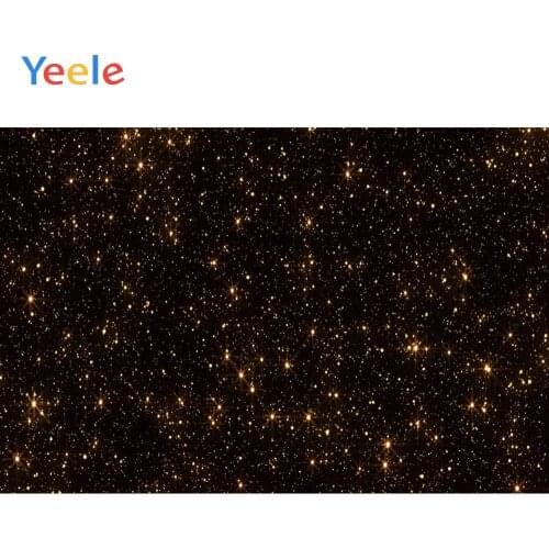 Starry Golden Glitter Backdrop Star Night Black Scene Portrait Child Photographic Background Photography Props For Photo Studio