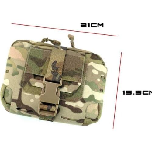 Dmgear Split Sundry Bag MOLLE Abdominal Medical Bag Multi Functional Multi Purpose Horizontal Plate