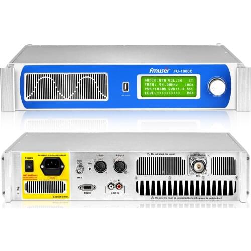 FMUSER FU-1000C 1000watts 1kw FM BroadcastTransmitter for Church Radio Station Cheap