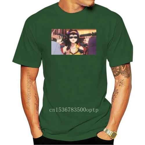 Cowboy Bebop Faye Valentine Black T-Shirt [S-3Xl]