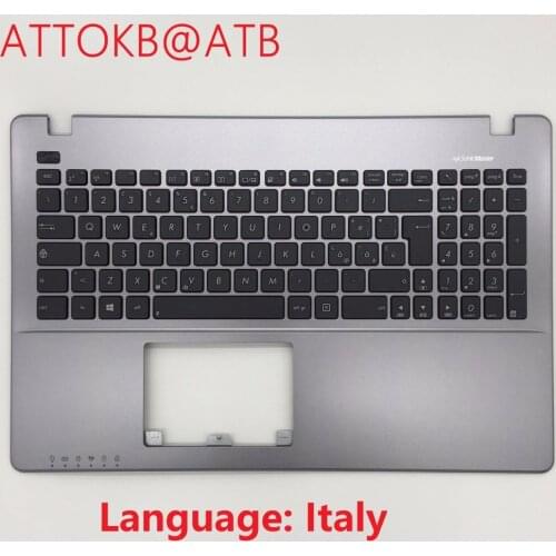 IT/FR/HU/TR Laptop Keyboard for ASUS X550CC X550CL X550J X550JD X550VA X550LC X550LB X550MD Y581C topcase keyboard with cover C