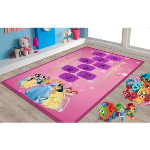 Princesses Patterned Carpet ,Non Slip Floor Carpet,Teens Carpet,Kids Carpet,Turkish Rug