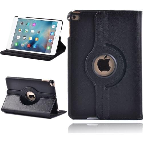 Leather 360 Rotating Case for Apple Ipad Mini 4/5 7.9 Inch Drop Resistance Tablet Cover for A1538/A1550/A2133/A2124/A2125