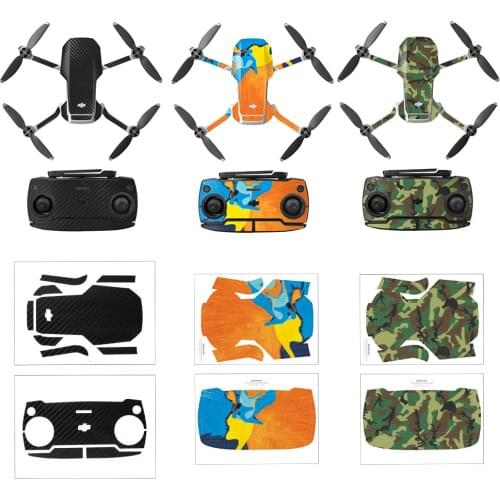 SUNNYLIFE Colorful PVC Stickers Waterproof Skin for Drone Body Arm Remote Control Protector for DJI Mavic Mini accessories