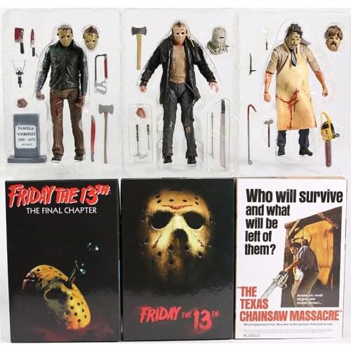 NECA : The Final Chapter Jason Voorhees / The Texas Chainsaw Massacre 7" Action Figure Collection