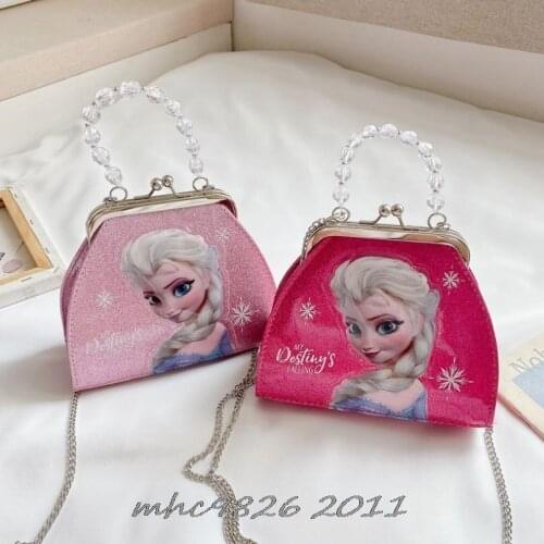 Disney New Women Bag Lady Little Girls Toddler Princess Frozen Elsa Bag Kids Baby Messenger Shoulder Crossbody Flower Bag