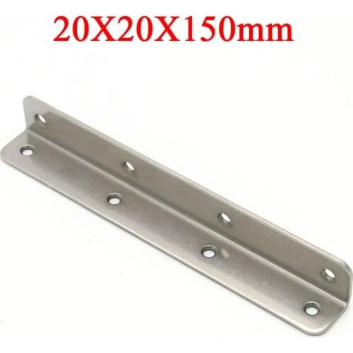 New 10PCS "L" Stainless Steel Right Angle Joint Corner Braces Board Frame Fixed Holder Brackets Furniture Reinforced Connectors