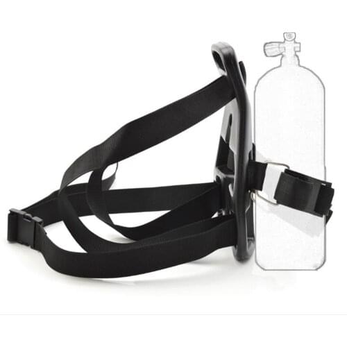 Scuba Diving Single Tank Back Pack Gas Cylinder Bracket Diving Tank Bracket Gas Bottle Support Holder