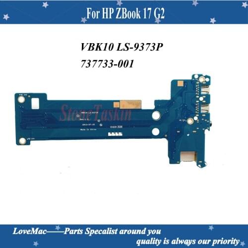 Original for HP ZBook 17 G2 laptop Audio USB board VBK10 LS-9373P Express Card USB board VBK10 LS-9371P 737733-001 100% tested