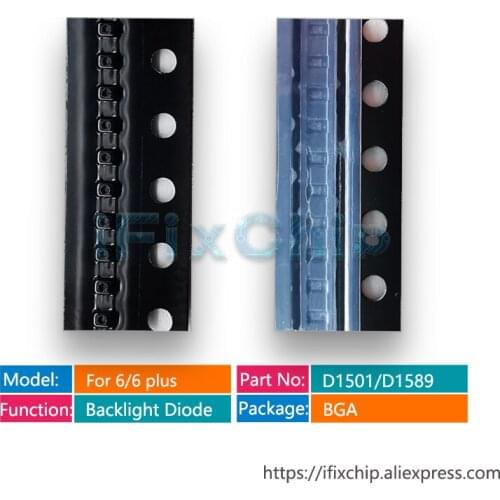20pcs/lot Original D1501 For iPhone 6/6 Plus D1589 back light backlight Diode IC Chip