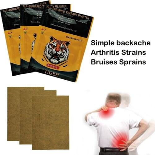 64Pcs Tens Orthopedic Plaster Pain relief patches Tiger Balm Medical Treatment Joint Muscle Back Pain Body Massage K0106