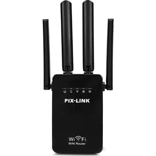 PIXLINK WR09 Wifi Repeater 300Mbps Mini Wireless N Router Wi Fi Repeater Long Range Extender Booster