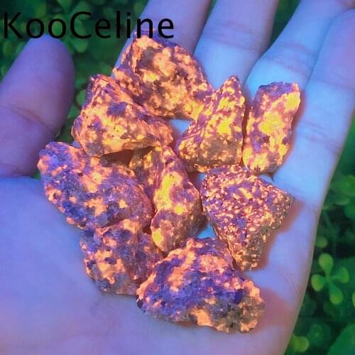 Natural Crystals Quartz Yooperlite Ore Stones Specimen Energy Reiki Home Room Office Aquarium Decoration Accessories Gemstone