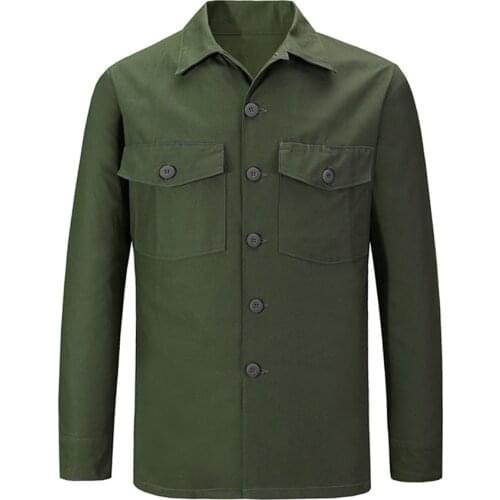 TCU Retro Shirt OG Shirt Men Spring And Fall Workout Shirt American Outdoor Retro WW2 Vienam War Men T-shirt Vintage Shirt