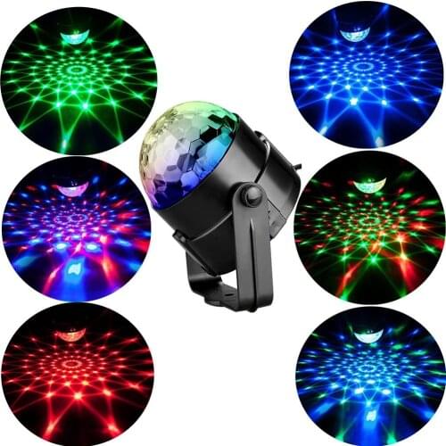 With Remote Control Stage Light Strobe Light Dance Lamp Christmas Decor Party Holiday Lighting KTV Sound Activated Bulb