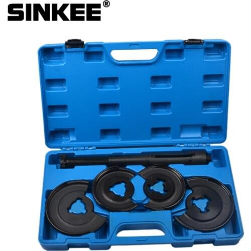 For Mercedes Benz 5pc Coil Spring Compressor Telescopic Repair Tool Kit Strut Tool W123 W124 W202 SK1076