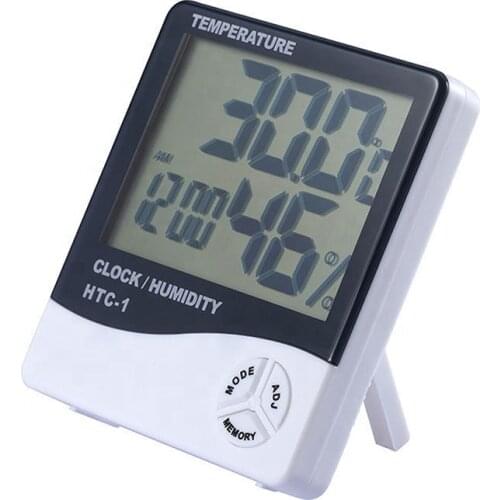 Thermometer Hygrometer For Measuring Eyelashes Digital Automatic Electronic Temperature Humidity LCD Display Makeup Tools