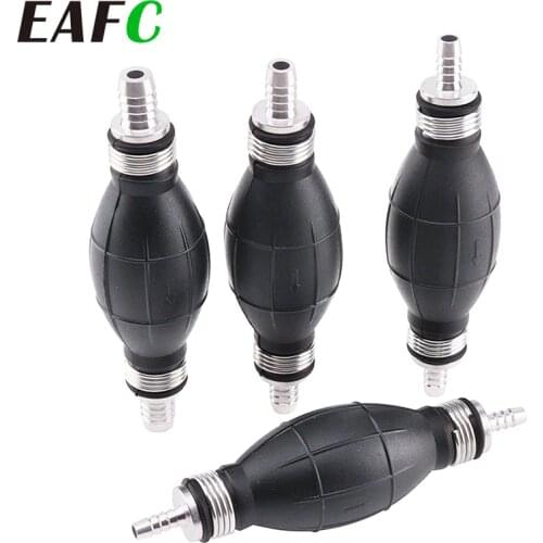 Fuel Pump 6mm 8mm 10mm 12mm Rubber Aluminum Hand Fuel Pump Line Hand Primer Bulb All Fuels For Car Boat Marine Outboard
