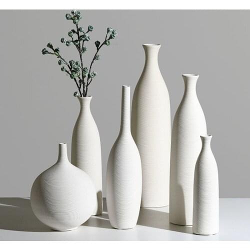 Vase Home Decor Room Decors Ceramic Vases For Living Room Household Decorations Decoration Dry Flowerpot Modern Simple Nordic