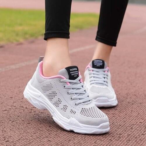 VTOTA Women Mesh Sneakers Fashion Branda Running Shoes New Summer Platform Wedges Basket Femme Sneakers Womens Trainers Footwear