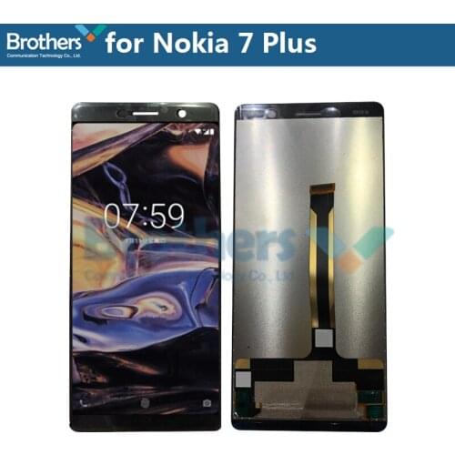 For Nokia 7 Plus LCD Display Touch Screen Digitizer for Nokia 7Plus LCD Assembly LCD Screen Phone Replacement Test Working Top