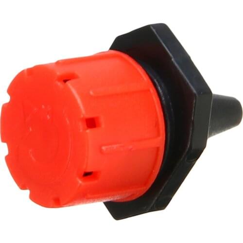 100pcs Adjustable Micro Drip Irrigation System Watering Sprinklers Plant Emitter Drippers Garden 1/4" Barb Watering Tools