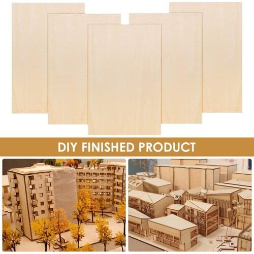 15pcs Basswood Craft Board Model Toys Building Carving Handicraft Educational DIY Accessories 150x100x3mm