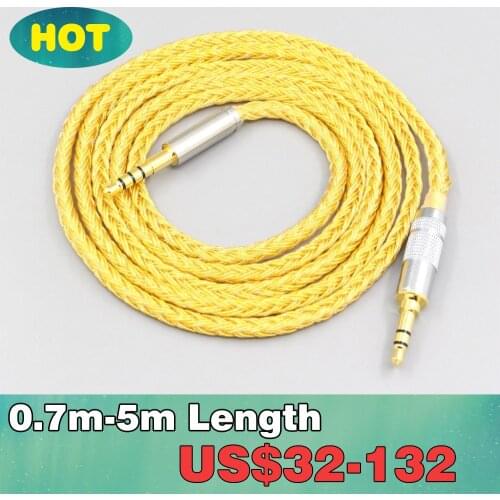 16 Core OCC Gold Plated Headphone Cable For Audio Technica ATH-WS660BT WS990BT WS1100iS ATH-M50xBT SR50 SR50BT LN007339
