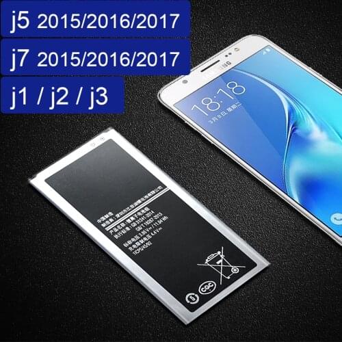 Battery EB-BJ510CBE For Samsung Galaxy J5 2016 J510 J510F For Samsung J1 J2 J3 J5 J7 2015 2016 2017 Battery EB BI510CBE/BJ120CBE