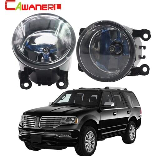 Cawanerl 2 Pieces H11 100W Car Light Halogen Fog Light DRL Daytime Running Lamp 12V For Lincoln Navigator 5.4L V8 2007-2014