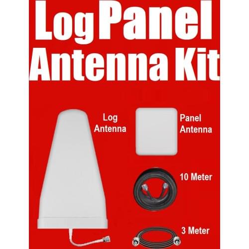 KIT B for signal booster repeater log LDPA directional outdoor antenna indoor panel wall mount Antenna customized cable length