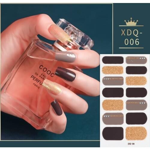 Full Cover Nail Stickers Nail Polish Nail Decoration Nails Sticker Designer Self Adhesive Nail Sticker Creative Nailart Sticker