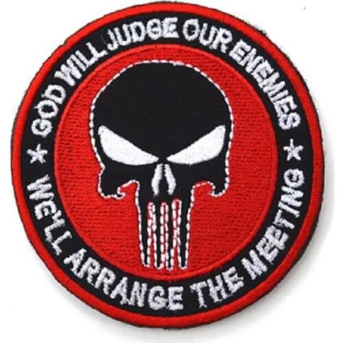 The Skeleton Patch Loops And Hook God Will Judge Our Enemies Patch We'll Arrange The Meeting Patches Badges