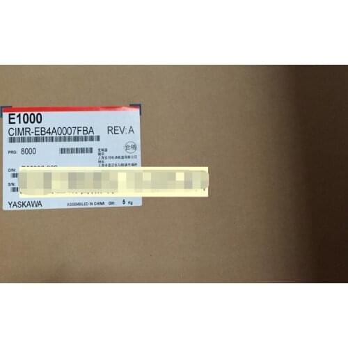 New original Japanese Yaskawa inverter E1000 series CIMR-EB4A0007FBA / FAA 3KW three-phase 380V fan water pump dedicated