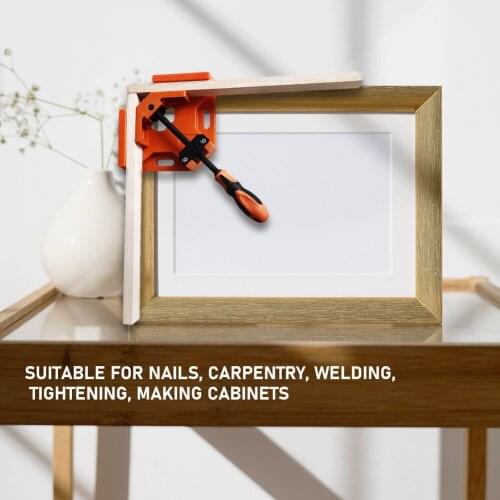 New Corner Clamp Angle Clamp 90 Right Angle Clamp Woodworking Vise Wood Metal Welding Multifunction Hand Tools Angle Clamp